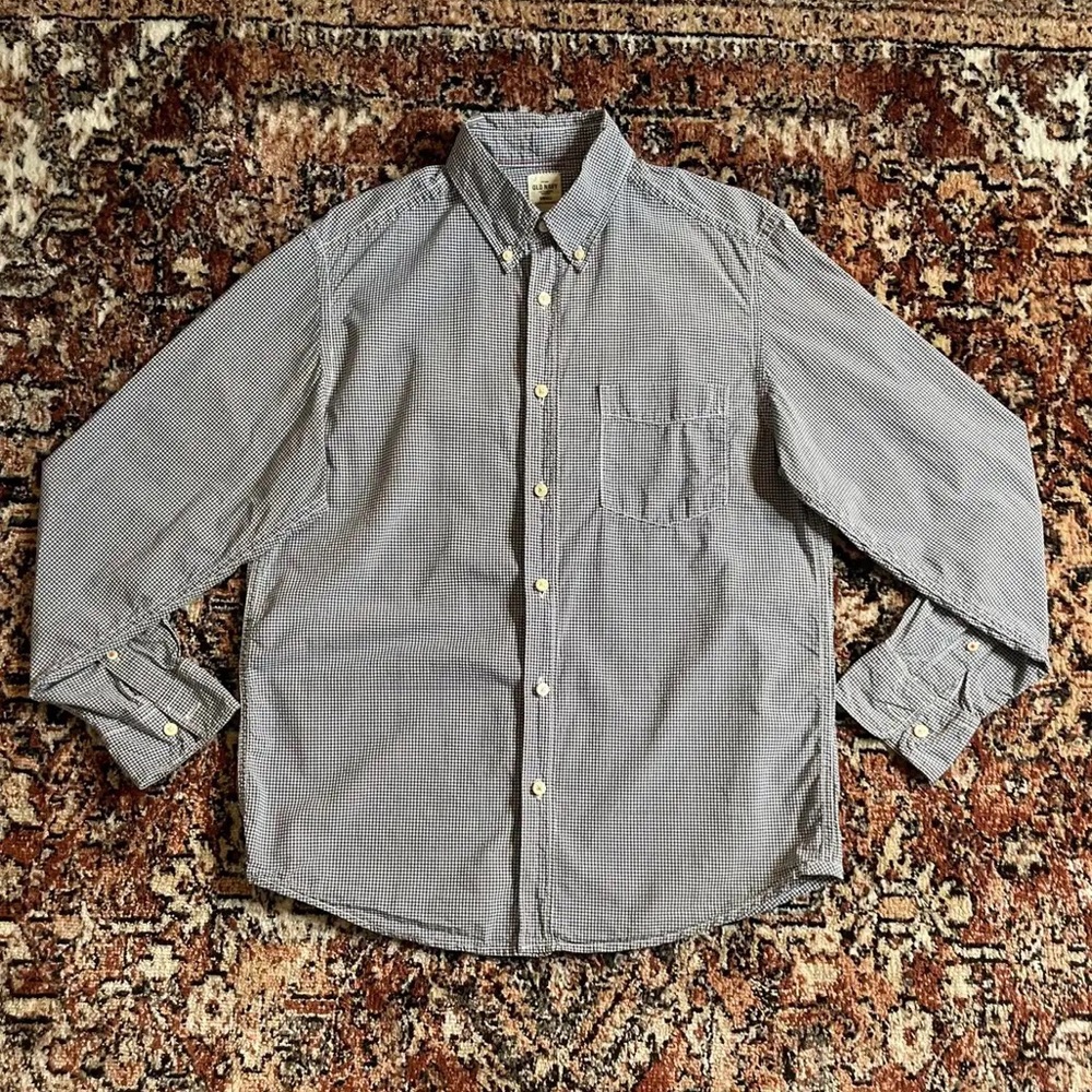 Old Navy - Blue/White Checkered Button Up